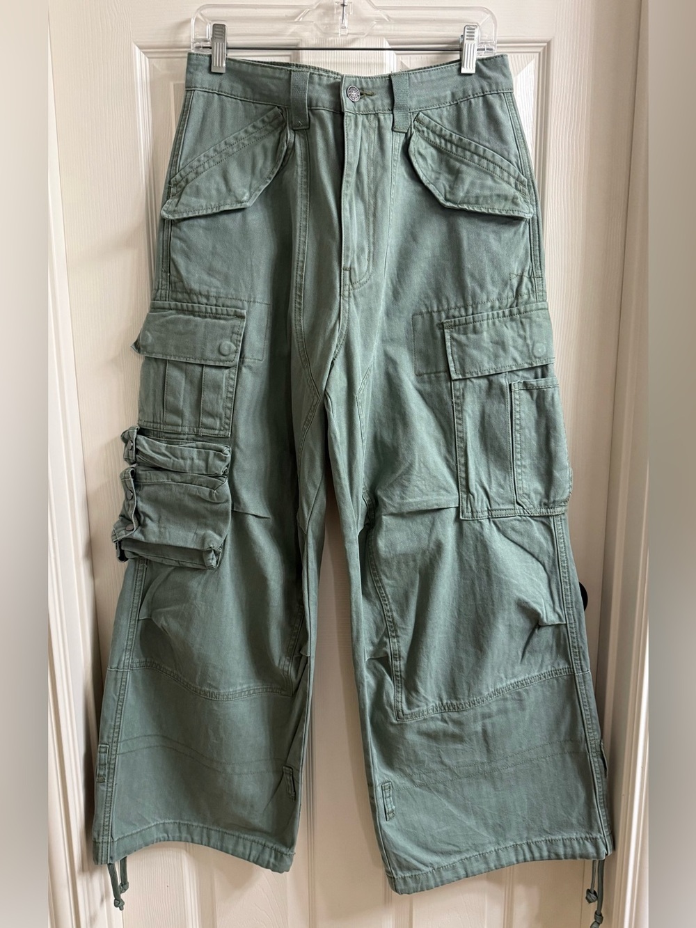 Jaded London Unisex Utility Khaki Cargo Pants